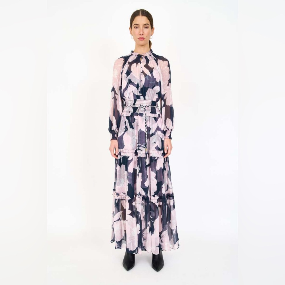 Christy Lynn Florence Dress - Midnight Blossom